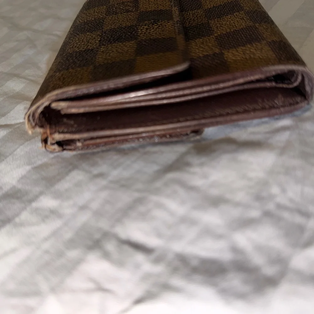 Louis Vuitton Brown Checkered Wallet